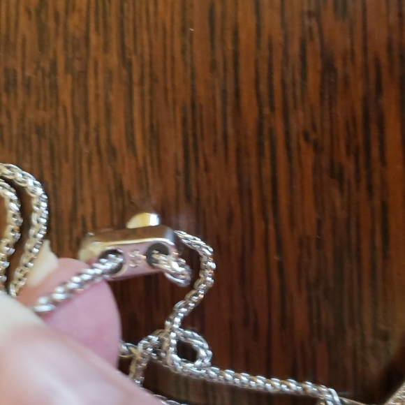 Kendra Scott Kingston Adjustable Pendant Necklace in Slate Cat's Eye - Picture 3 of 12